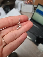 ROXI-Pendientes Vintage creativos de serpiente para mujer, de Plata de Ley 925 con Clip, regalo gótico para fiesta, sin Piercing