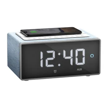 Clock-Radio with Wireless Charger Energy Sistem 448418 LED WiFi 10W Blue 
Clock-Radio with Wireless Charger Energy Sistem 448418 LED WiFi 10W Blue