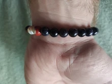 Pulsera de piedras naturales para hombre y mujer, brazalete de cuentas con sistema Solar, Chakra, Yoga, para amantes de los ocho planetas