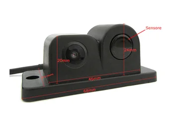 Video Parking Sensor 2 In 1 camera plate with Parking Sensor and built-in buzzer
Video Parking Sensor 2 In 1 camera plate with Parking Sensor and built-in buzzer