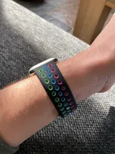 Correa de edición orgullo para apple watch, banda de silicona de 44mm, 40mm, 42mm y 38mm para iwatch series 5 4 3 SE 6