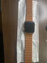 Correa de cuero para Apple watch, banda magnética de 44mm, 40mm, 38mm y 42mm, iWatch Series 3, 4, 5, 6 SE