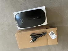 Ratón inalámbrico recargable RGB para ordenador, Mouse silencioso retroiluminado con LED ergonómico para juegos, portátil y PC