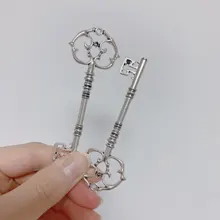 83x31mm 2pcs Bronce Verde Oro Colores Color plata antigua Llave chapada Hechos a mano Colgante: DIY para collar de pulsera