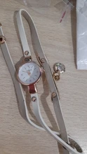 Reloj de pulsera de cuarzo con diamantes de imitación para mujer, cronógrafo de moda informal, de cuero, analógico