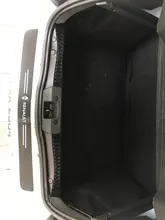 Pegatinas de parachoques trasero de cuero para coche, moldura de Placa de protección de maletero para Renault megane 2 clio duster fluence logan, accesorios captur