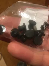 De goma de silicona agujero 4,5mm a 50,6mm T Tipo de cubierta de tapón de Snap-on Junta tapón tapas sello, tapón