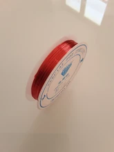 Alambre de cobre Colorfast para pulsera, collar, accesorios de fabricación de bricolaje, 0,2/0,25/0,3/0,5/0,6mm/1mm