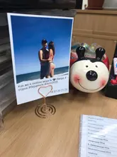 Abrazadera de papel metálico para decoración de escritorio, portatarjetas, Clip para foto, soporte para números de mesa, Clips para mensaje, suministros para fiesta de boda