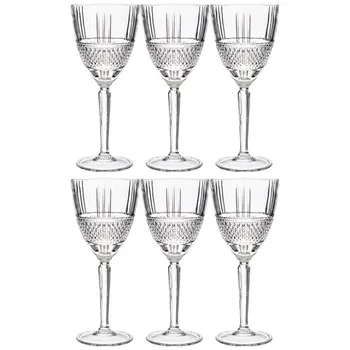 "Billante" wine glass set for white wine/water of 6 PCs 230 ml
"Billante" wine glass set for white wine/water of 6 PCs 230 ml