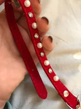Collar de Gato con campana ajustable, Collar retráctil de perlas de diamante para perros y gatos, correa para el cuello, accesorios para mascotas