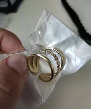 Letdiffery Boho 4 Estilo de acero inoxidable anillos de mujer Vintage geométrica joya de anillo abierto Dropshipping. Exclusivo.