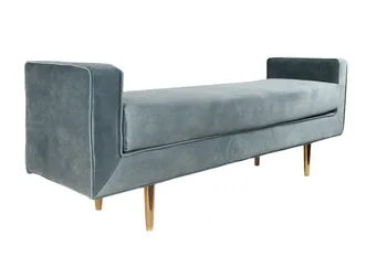 Gray velvet BANQUETA Palm blue 148X41X55.5
Gray velvet BANQUETA Palm blue 148X41X55.5