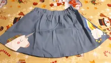 Poco Maven bebé verano. Ropa bebé niña ropa Color tejano de algodón unicornio Mini Color tejano Lolita la escuela faldas lindas para niños de 2-7 años
