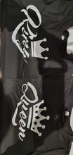 Camiseta de rey y reina para parejas, ropa con estampado de corona para parejas, Tops informales con cuello redondo, camisetas para parejas 2020