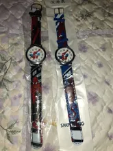 Reloj de cuarzo de cuero de marca de dibujos animados para niños y niñas, reloj de pulsera informal a la moda, reloj de pulsera, reloj