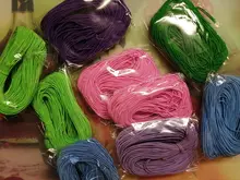 Cuerda Elástica elástica en 12 colores, cordón de línea de cuerda de 0,8 MM, abalorios DIY para fabricación de joyas, pulsera y collar