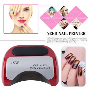 Auto-induction Sensor 48W Nail Quick Dryer LED Lamp Gel Curing Ultraviolet Light Timer Nail Care Artifact Phototherapy Machine
Auto-induction Sensor 48W Nail Quick Dryer LED Lamp Gel Curing Ultraviolet Light Timer Nail Care Artifact Phototherapy Machine