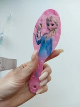 Disney-cepillos de pelo de Frozen para el cuidado de los niños, Frozen, Elsa, Anna, Princesa, dibujos animados, peine de aire, juguetes para niños, regalo