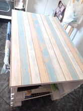 Stick Wallpaper Wood-Panel Bedroom Self-Adhesive Hotel Living-Room Vintage Peel 3D