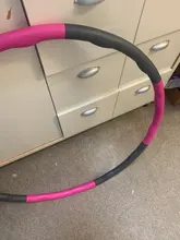 Aro deportivo extraíble para Fitness, 8 secciones de espuma, para gimnasio, culturismo, cintura estrecha, Aro para hacer ejercicio, equipo de Crossfit para interiores