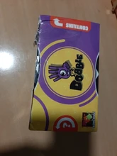 Caja de hierro con forma de garabatos para niños, juguete deportivo, divertido, familiar, Hip-hop, regalo, vacaciones, acampada, caja de regalo, 55 tarjetas, 123 Uds.