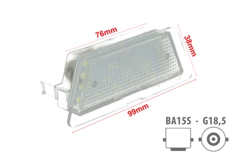 Kit Led license plate lights for Opel Astra G 1998-2004 Hatch Saloon White Canbus 12V 2W
Kit Led license plate lights for Opel Astra G 1998-2004 Hatch Saloon White Canbus 12V 2W