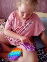 Juguete sensorial para aliviar el estrés para niños y adultos, juguete para apretar blando, con hoyuelos, 2021