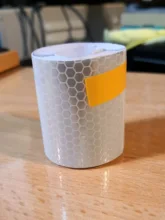 Cinta de seguridad reflectante para cuadros de bicicleta, cinta autoadhesiva de advertencia, 5cm x 3m