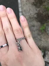 Anillo de plata de primera ley con cara sonriente para mujer, sortija, plata esterlina 2021, estilo Hip hop, Punk