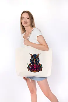 Angemiel Bag Large Flowered Owl Motif Cloth Shopping Beach Bag
Angemiel Bag Large Flowered Owl Motif Cloth Shopping Beach Bag
