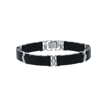 Silver Bracelet with ceramics and cubic zirconia sunlight sample 925
Silver Bracelet with ceramics and cubic zirconia sunlight sample 925