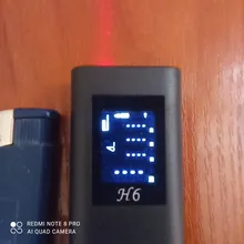 Medidor de distancia láser Digital inteligente, telémetro portátil de carga USB, minimedidor de Medición de distancia portátil, 40M, novedad