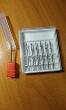 Juego de brocas de diamante para uñas, Lima rotativa eléctrica para manicura, accesorio de la máquina, Herramientas de limpieza de cutículas, 1 Juego