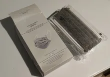 Mascarilla de 5 capas FFP2 KN95, Máscara protectora gris, antipolvo, anticontaminación, Fpp2, aprobada por la CE