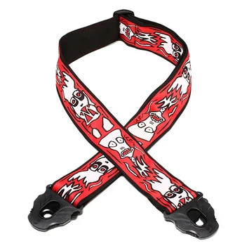 50pljs02 Joe Satriani planet lock guitar strap, figure up in flames, Planet Waves
50pljs02 Joe Satriani planet lock guitar strap, figure up in flames, Planet Waves