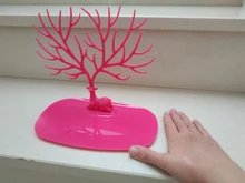 Pendientes de ciervo negro rosa blanca y rosada, collar, anillo, pendiente pulsera joyería, cajas y soporte de exhibición, bandeja de almacenamiento de árbol, joyería