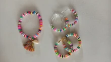 Tobillera Bohemian con borlas Multicolor para mujer, joyería con cuentas acrílicas, cadena elástica para tobillo, cadena para pierna