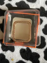 Funda de lujo ostentosa para Apple Watch, 40mm, 44mm, 38mm, 42mm, Series 6 SE 5 4 3 2 1, cubierta de PC, parachoques de diamante para accesorios para iWatch