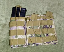 Bolsa de nailon para Paintball, bolsa de Airsoft 1000D, Individual/doble/Triple MOLLE, bolsa de cintura táctica para pistola de caza