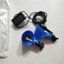 Higrómetro electrónico FY-12 para aves de corral, termo higrómetro LCD Digital con sonda del Sensor