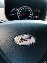 Pegatinas de diamante para decoración del volante del coche, 1 Uds., tamaño Internacional, piezas de modificación