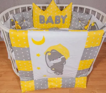Комплект в круглую/овальную кроватку "BABY Зайки" Комплекты в круглую/овальную кроватку
Комплект в круглую/овальную кроватку "BABY Зайки" Комплекты в круглую/овальную кроватку