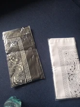 Pañuelo cuadrado de algodón para mujer, Bandana moderna de 55cm x 55cm para la cabeza, turbante Rock para niña, diademas para el cabello Accesorios