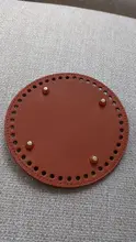 Bolsa de remaches moldeadora de fondo redondo, tejido a mano para cojín hecho a mano, suministros de bolsas de 15cm