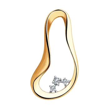 Sokolov gold pendant with diamonds, fashion jewelry, 585, women's male, pendants for neck women
Sokolov gold pendant with diamonds, fashion jewelry, 585, women's male, pendants for neck women