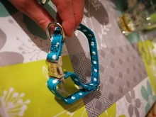 Collar personalizado para perro, collares para mascotas de nilón con estampado de puntos para mascota mediana grande, Pitbull, rojo, azul y negro