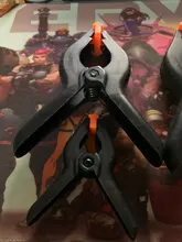 Clip de resorte de plástico duro para carpintería, herramientas de mano, modelo DIY, agarre de unión, 2 , 2/3 /3,5/4 /6