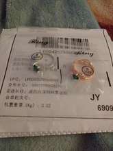 Huitan-anillo de compromiso con Circonia cúbica verde para mujer, sortija, estilo minimalista, sencillo, diseño modesto, para chica