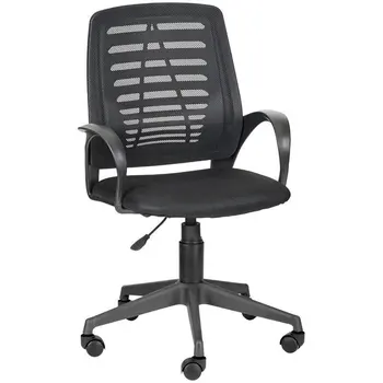 Operator chair OLSS "Iris", back mesh black, seat fabric TW Black, support-piaster
Operator chair OLSS "Iris", back mesh black, seat fabric TW Black, support-piaster